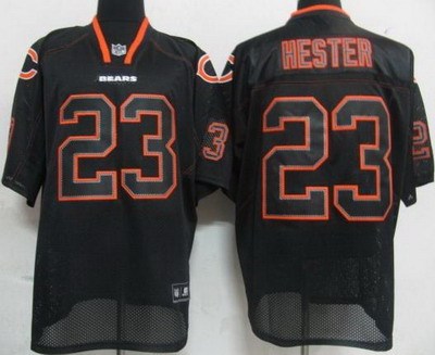 chicago bears 23 hester lights out black jerseys