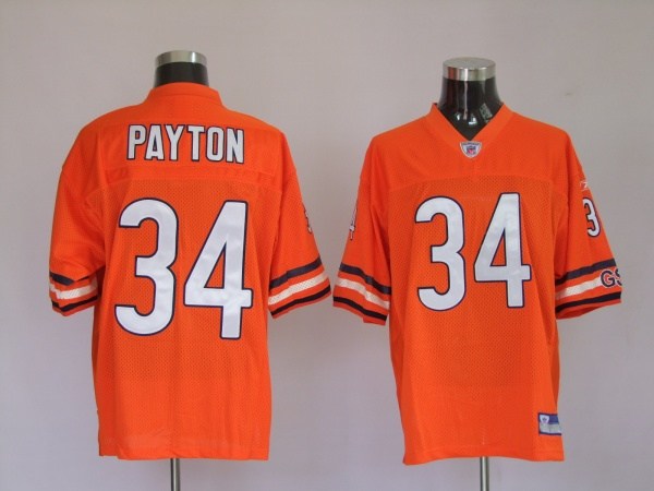 chicago bears 34 payton orange