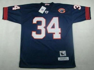 chicago bears 34 walter payton premier team blue color big number mitchellandness jersey chicago bears 34 walter payton premier team blue color big number mitchellandness jersey