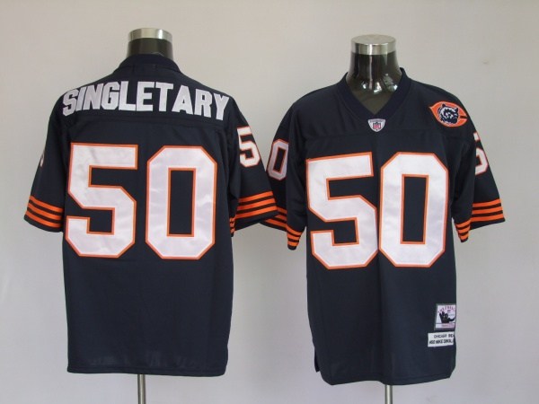 chicago bears 50 singletary navy