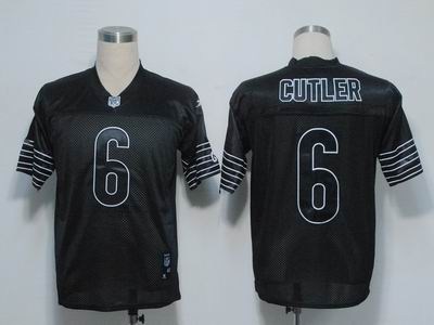 chicago bears 6 jay cutler black jerseys