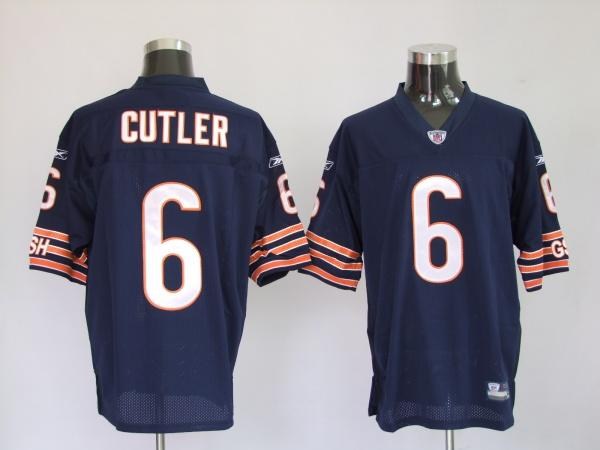chicago bears 6 jay cutler blue jerseys