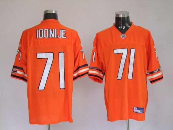 chicago bears 71 idonije orange
