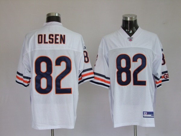 chicago bears 82 greg olsen white
