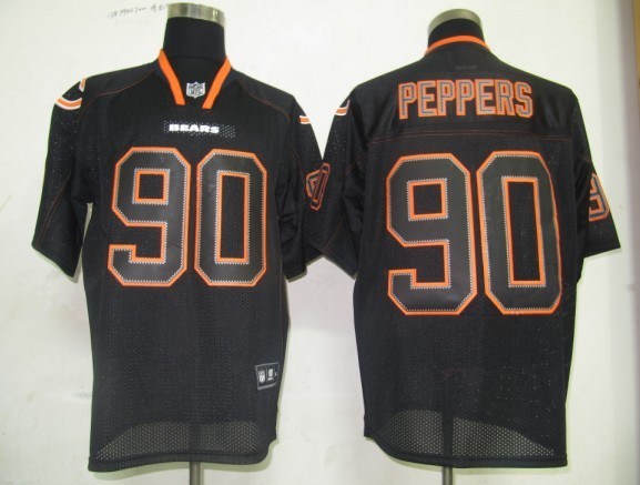 chicago bears 90 peppers lights out black jerseys chicago bears 90 peppers lights out black jerseys