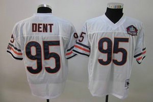 chicago bears 95 richard dent white hall of fame patch jerseys