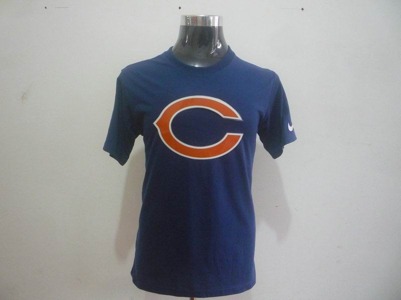 chicago bears sideline legend authentic logo t-shirt d.blue