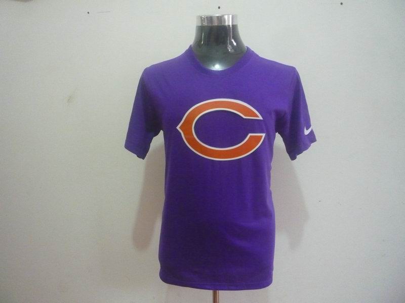 chicago bears sideline legend authentic logo t-shirt purple