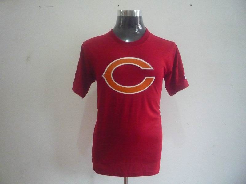 chicago bears sideline legend authentic logo t-shirt red