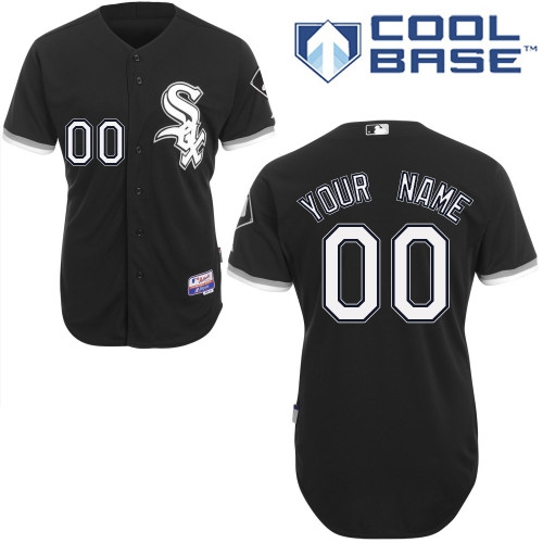 chicago white sox personalized custom black jersey