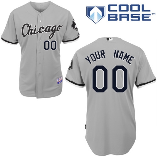 chicago white sox personalized custom grey jersey