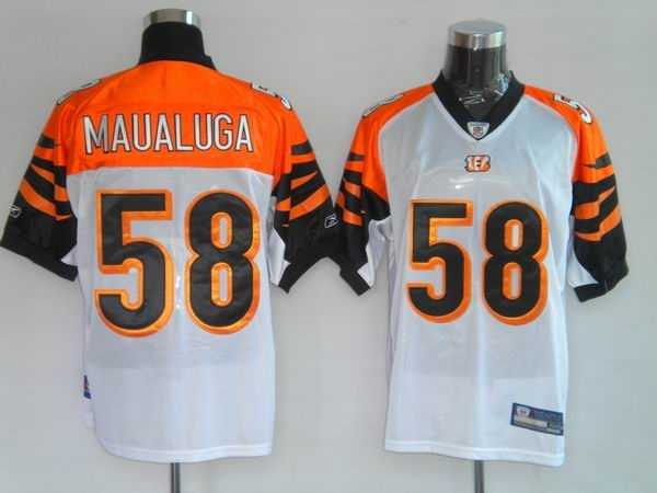 cincinnati bengals 58 maualuga white jerseys