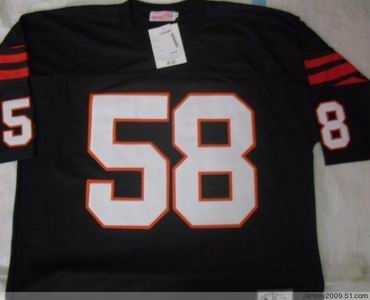 cincinnati bengals 58 rey maualuga throwback black jersey