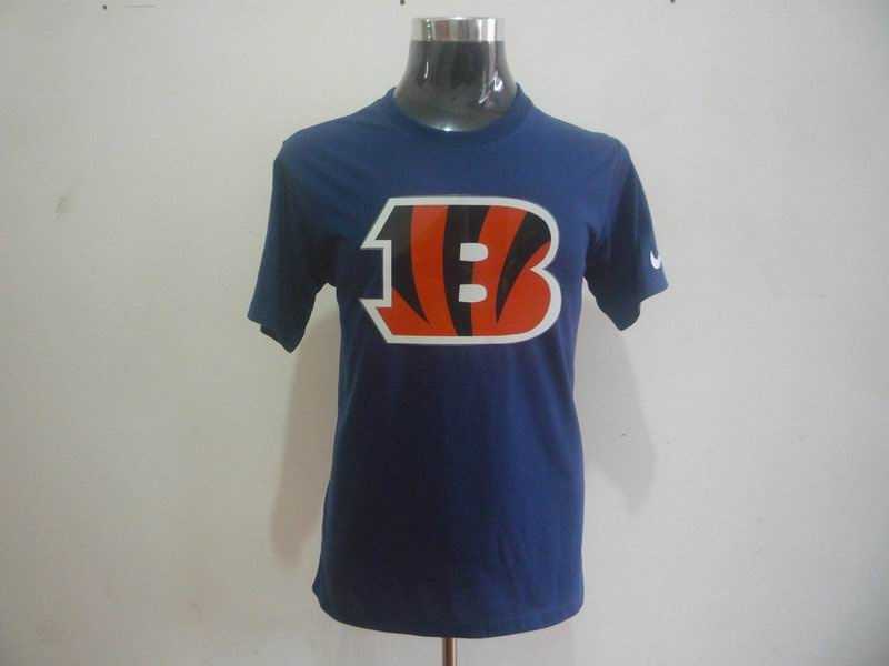 cincinnati bengals sideline legend authentic logo t-shirt d.blue cincinnati bengals sideline legend authentic logo t-shirt d.blue