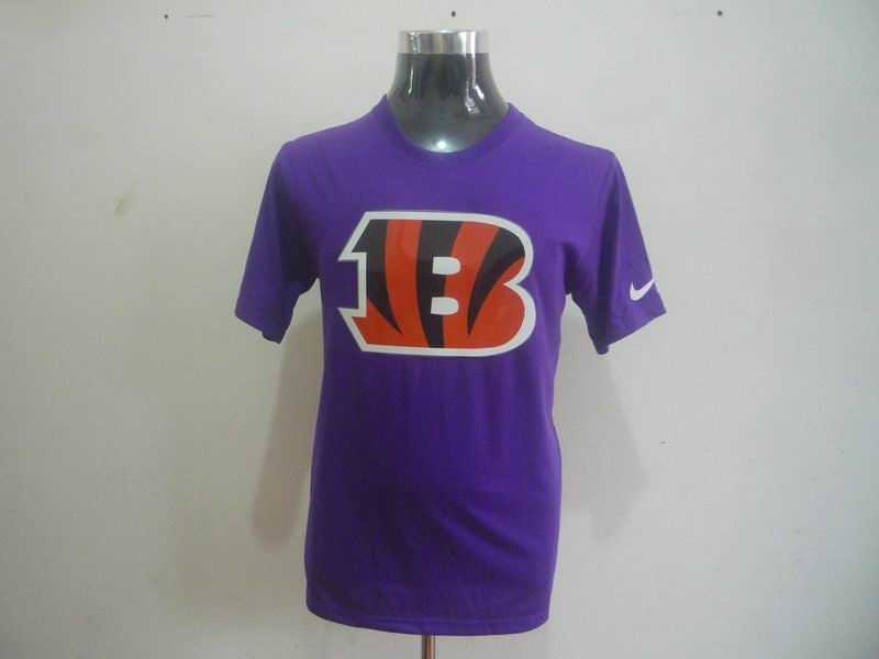 cincinnati bengals sideline legend authentic logo t-shirt purple cincinnati bengals sideline legend authentic logo t-shirt purple