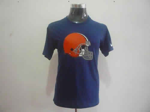 cleveland browns sideline legend authentic logo dri-fit t-shirt d.blue