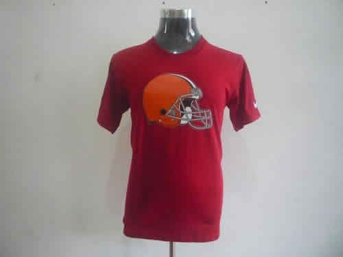 cleveland browns sideline legend authentic logo dri-fit t-shirt red