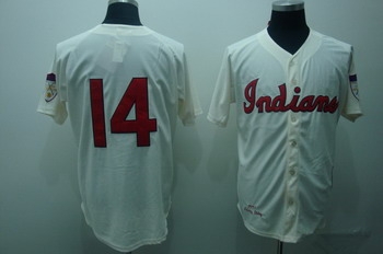 cleveland indians 14 larry doby cream jerseys throwback
