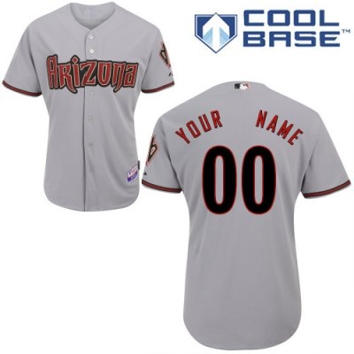 coustom arizona diamondbacks jersey grey road cool base man baseball jersey coustom arizona diamondbacks jersey grey road cool base man baseball jersey