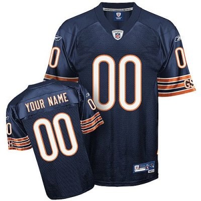customized chicago bears jersey eqt blue team color football jersey customized chicago bears jersey eqt blue team color football jersey