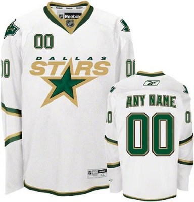 customized dallas stars jersey white mans hockey jersey customized dallas stars jersey white mans hockey jersey