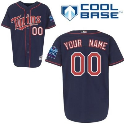 customized minnesota twins jersey dark blue home cool base baseball jersey customized minnesota twins jersey dark blue home cool base baseball jersey