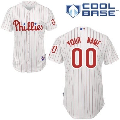 customized philadelphia phillies jersey white red strip home cool base baseball jersey customized philadelphia phillies jersey white red strip home cool base baseball jersey