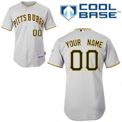 customized pittsburgh pirates jersey grey road cool base baseball jersey customized pittsburgh pirates jersey grey road cool base baseball jersey
