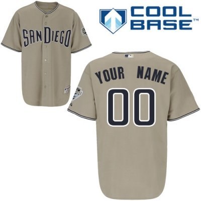 customized san diego padres jersey grey road cool base baseball jersey customized san diego padres jersey grey road cool base baseball jersey