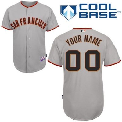 customized san francisco giants jersey grey road cool base baseball jersey customized san francisco giants jersey grey road cool base baseball jersey