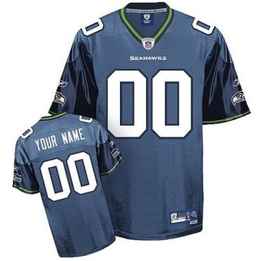 customized seattle seahawks jersey eqt blue team color football jersey customized seattle seahawks jersey eqt blue team color football jersey