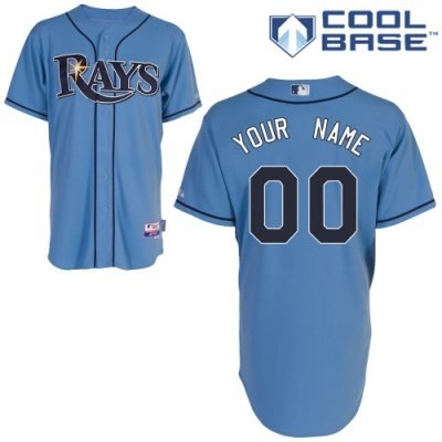 customized tampa bay rays jersey light blue 2010 cool base baseball jersey customized tampa bay rays jersey light blue 2010 cool base baseball jersey