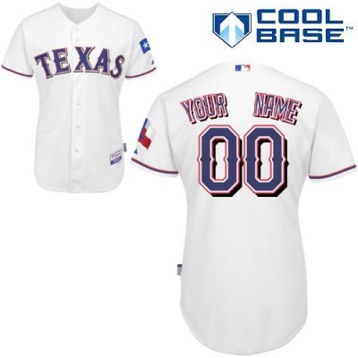 customized texas rangers jersey white home cool base baseball jersey customized texas rangers jersey white home cool base baseball jersey