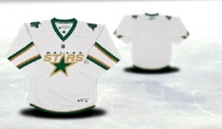 dallas stars youth white third jersey (blank or customized) dallas stars youth white third jersey (blank or customized)
