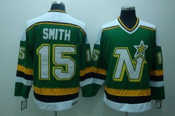 dalls stars 15 smith green jerseys ccm