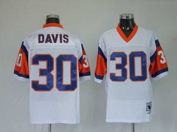 danver broncos 30 terrell davis white