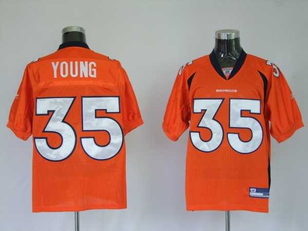 Denver Broncos 35 young orange