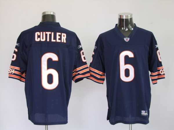Denver Broncos 6 jay cutler navy