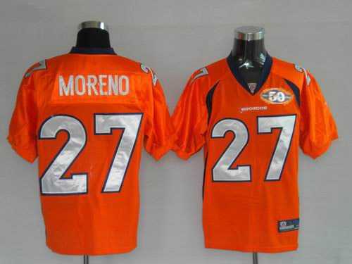 denver broncos #27 knowshon moreno orange 50th moreno denver broncos #27 knowshon moreno orange 50th moreno