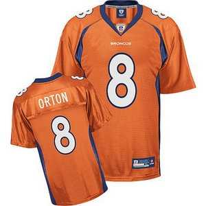 denver broncos #8 kyle orton orange jerseys