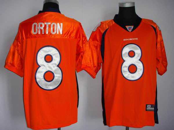 Denver Broncos #8 oyton orange