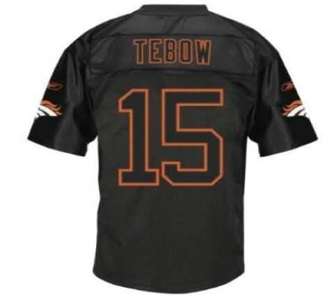 Denver Broncos 15 tebow black