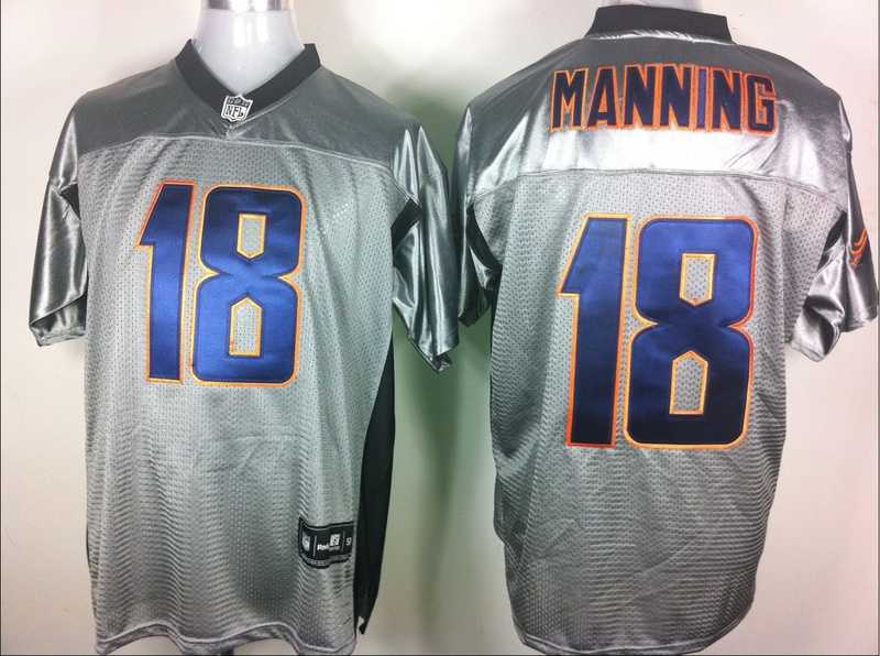 denver broncos 18 peyton manning gray shadow jerseys denver broncos 18 peyton manning gray shadow jerseys
