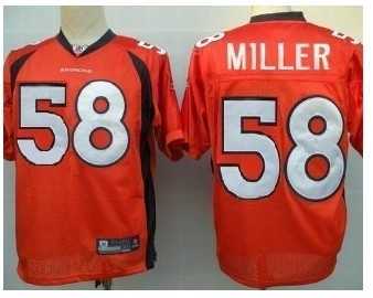 denver broncos 58 von miller orange jersey