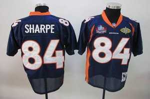 denver broncos 84 sharpe blue team color hall of fame patch jerseys