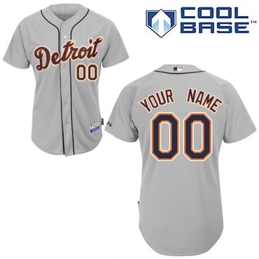 detroit tigers personalized custom grey jersey detroit tigers personalized custom grey jersey