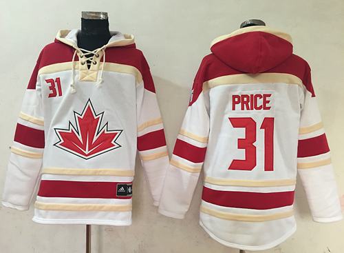 eam CA. #31 Carey Price White Sawyer Hooded Sweatshirt 2016 World Cup Stitched NHL Jersey eam CA. #31 Carey Price White Sawyer Hooded Sweatshirt 2016 World Cup Stitched NHL Jersey