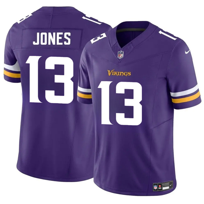 en's Minnesota Vikings #13 Daniel Jones Purple 2024 F.U.S.E. Vapor Untouchable Limited Stitched Jersey