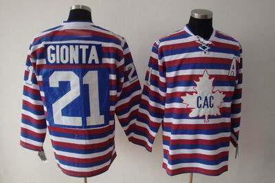 hockey montreal canadiens #21 brian gionta strip jersey