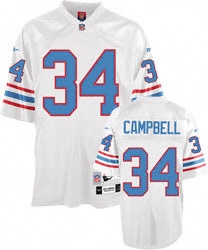 houston oilers #34 earl campbell white throwback jerseys houston oilers #34 earl campbell white throwback jerseys
